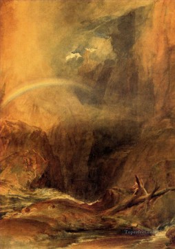 Turner Painting - El Puente del Diablo San Gotardo Romántico Turner